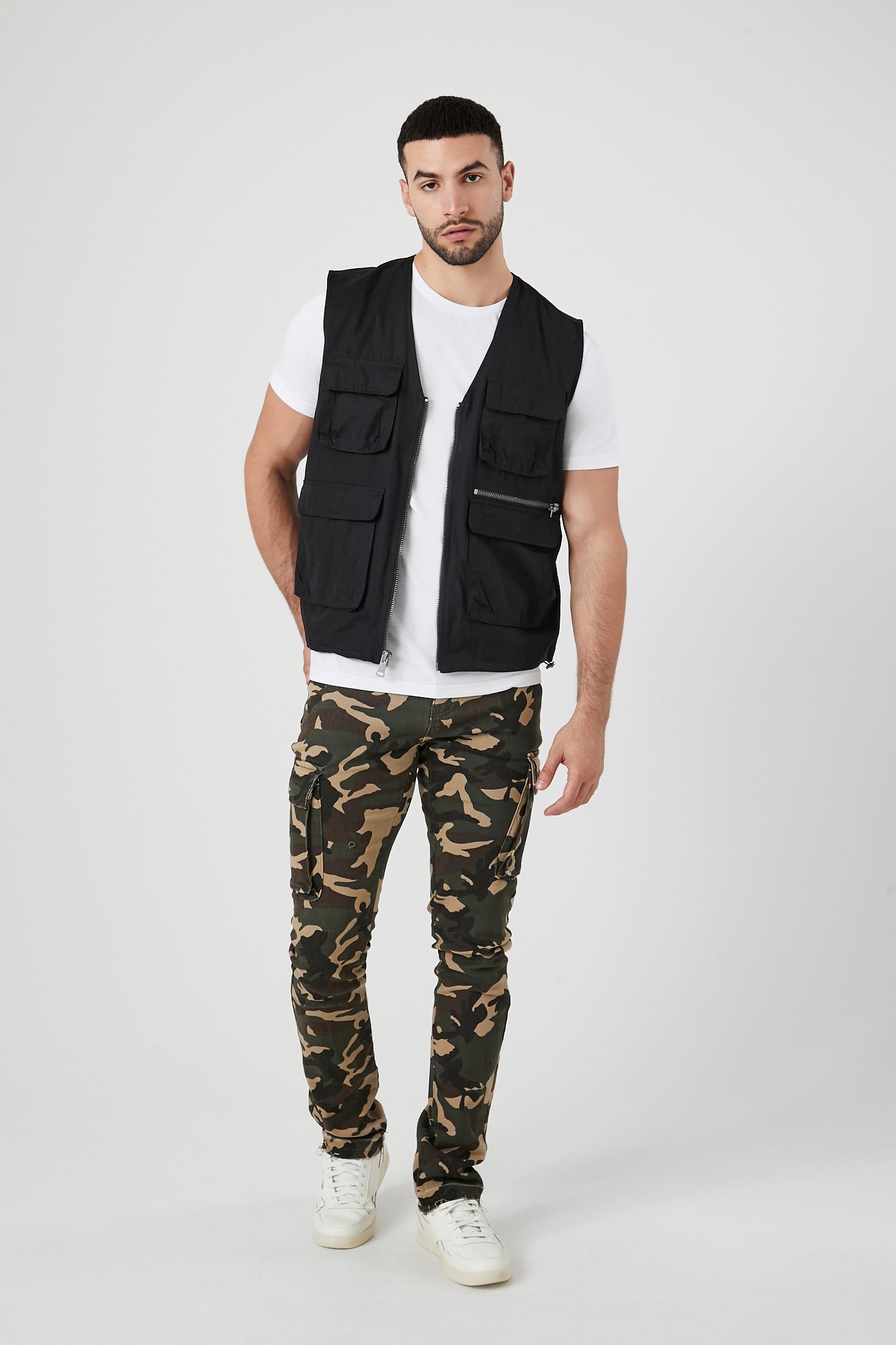 Camo Print Cargo Skinny Jean sold by Urban Planet product image thumbnail 3