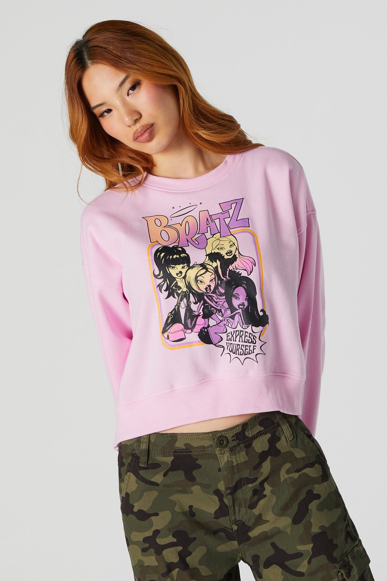 Bratz Express Yourself Graphic Fleece Sweatshirt sold by Urban Planet