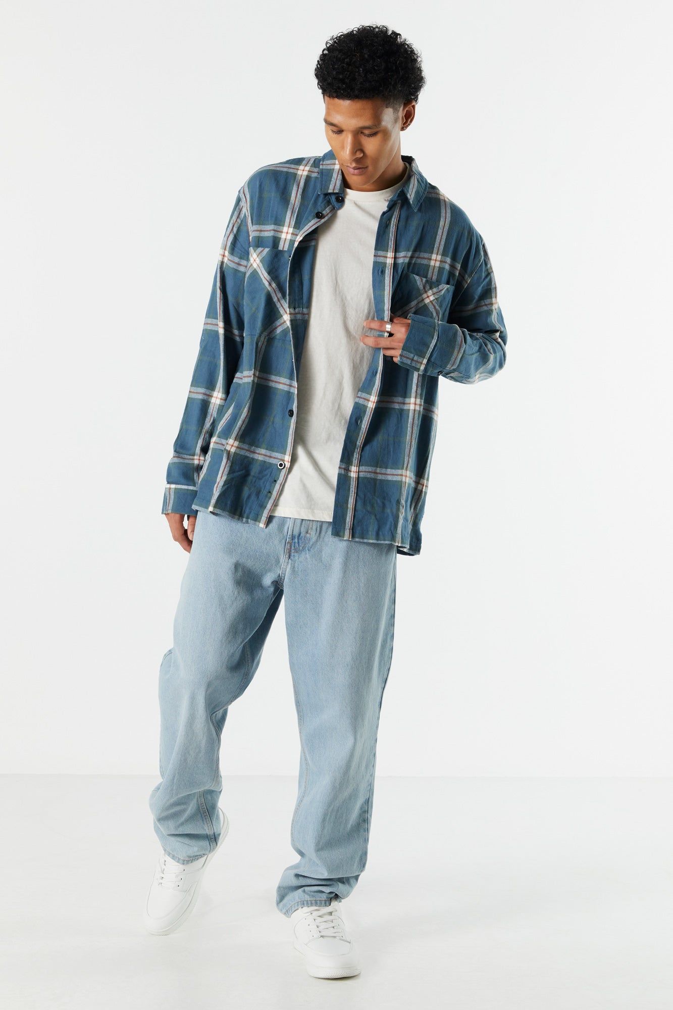 Plaid Button-Up Top sold by Urban Planet product image thumbnail 10