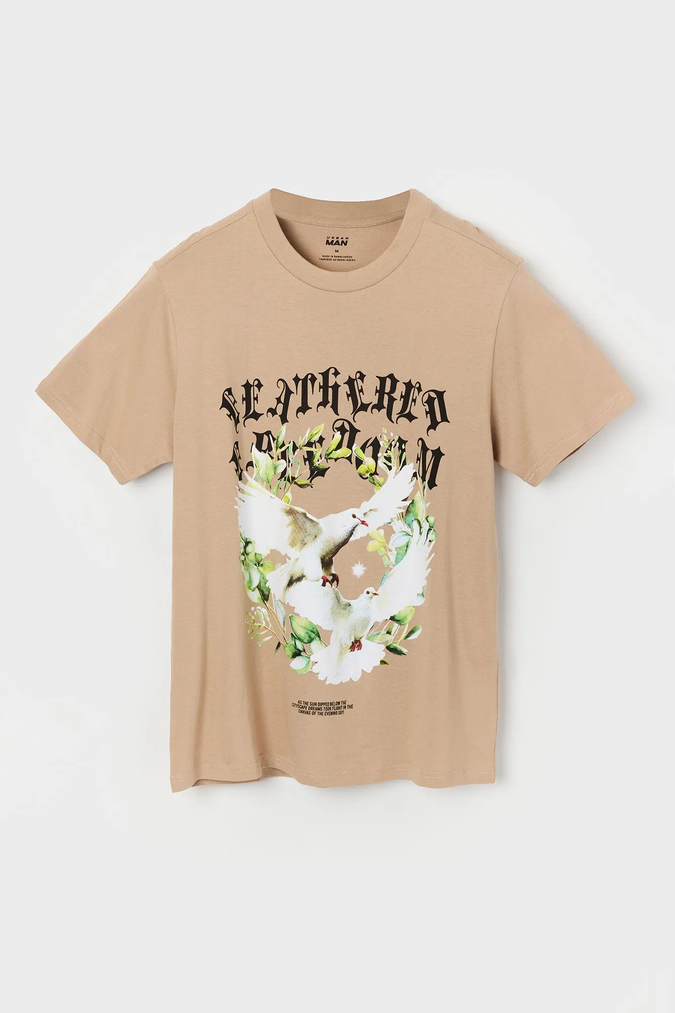 Feathered Freedom Graphic T-Shirt sold by Urban Planet product image thumbnail 4