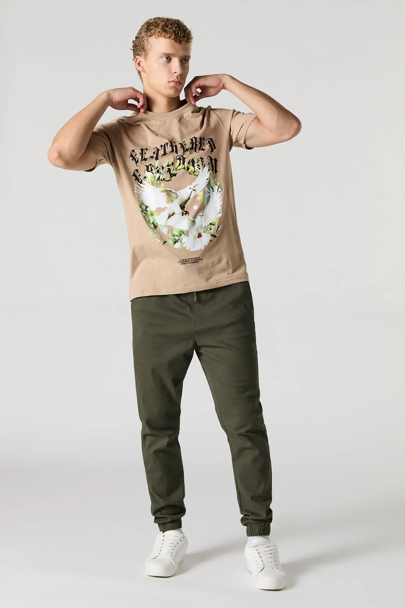 Feathered Freedom Graphic T-Shirt sold by Urban Planet product image thumbnail 2