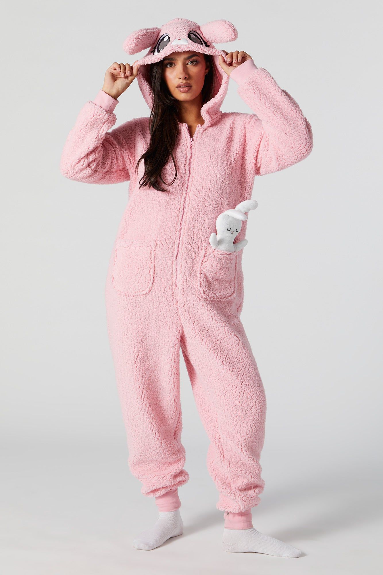 Plush 3D Bunny Onesie sold by Urban Planet