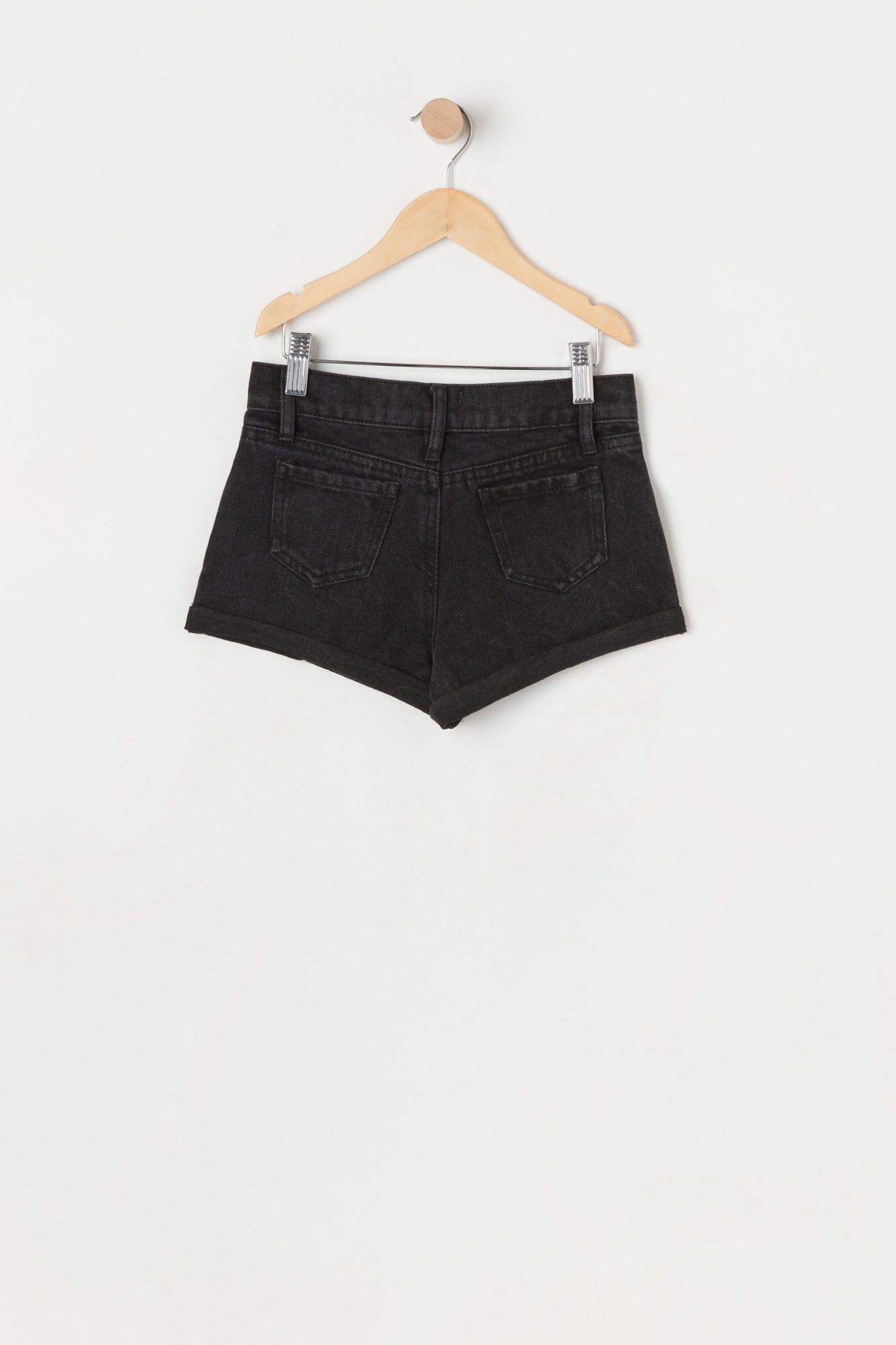 Girls Mom High-Rise Black Short sold by Urban Planet product image thumbnail 2