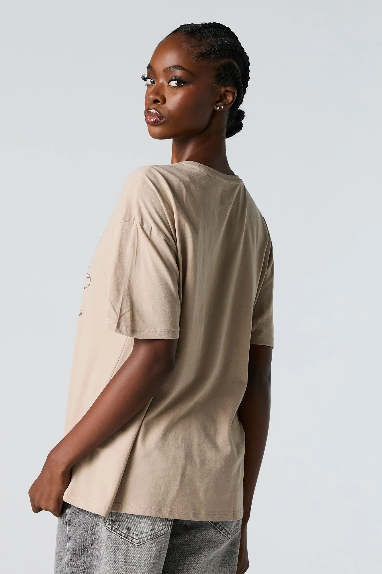 Bambi Graphic Boyfriend T-Shirt sold by Urban Planet product image thumbnail 3