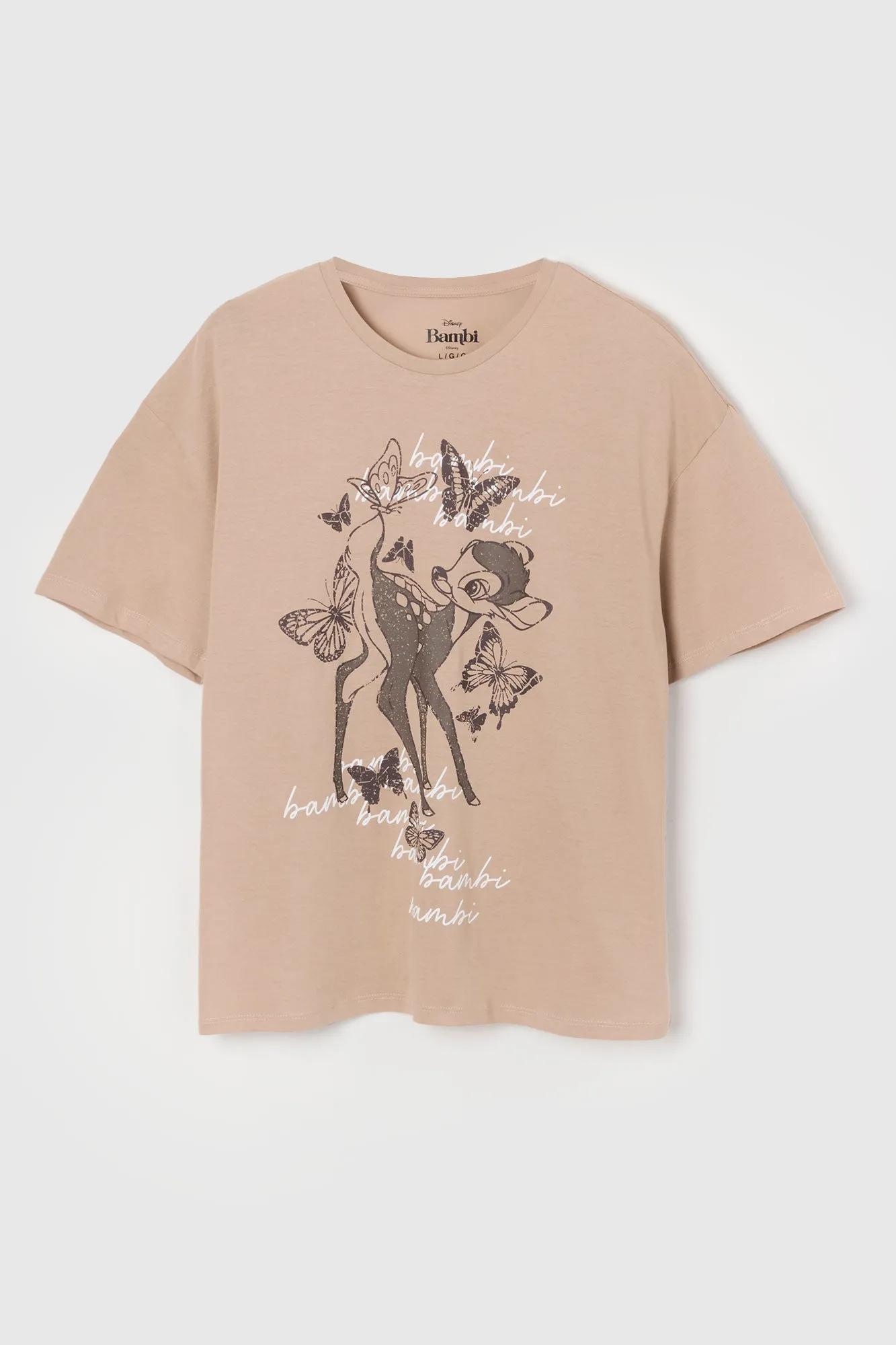 Bambi Graphic Boyfriend T-Shirt sold by Urban Planet product image thumbnail 4