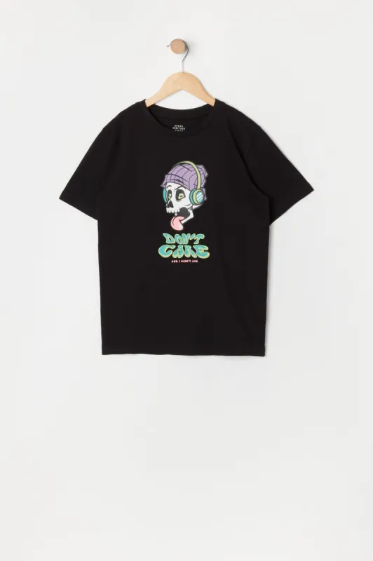Boys Don't Care Graphic T-Shirt sold by Urban Planet