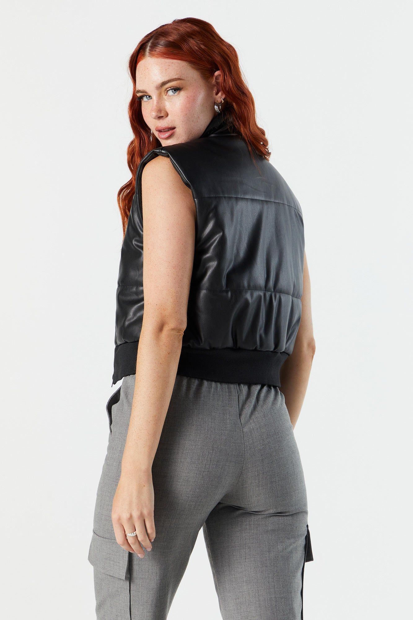 Nylon Cropped Vest sold by Urban Planet product image thumbnail 3