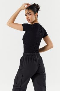 Seamless Ribbed Short Sleeve Bodysuit sold by Urban Planet
