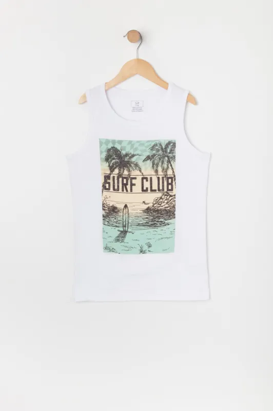 Boys Surf Club Graphic Tank sold by Urban Planet