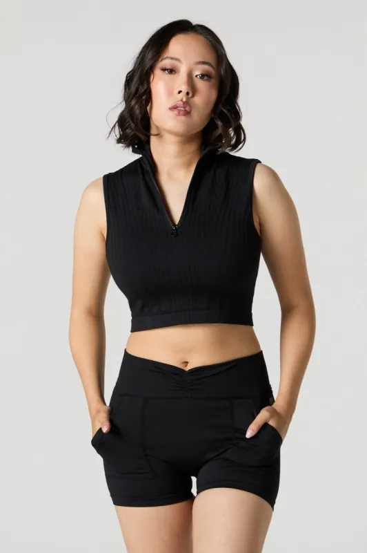 Short de cycliste Active cintré sans couture avec poches latérales sold by Urban Planet
