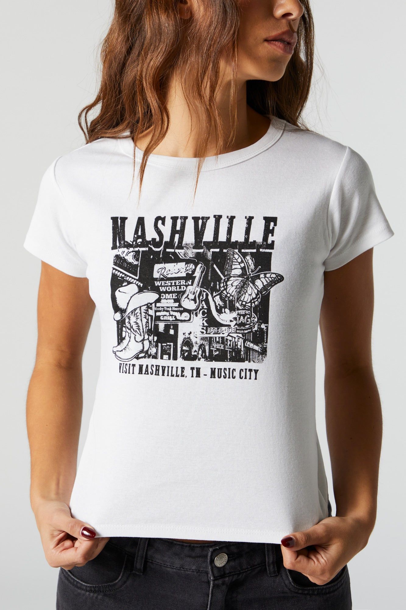 Nashville Music City Graphic T-Shirt sold by Urban Planet