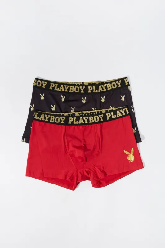 Playboy Gold Print Boxer Brief (2 Pack) sold by Urban Planet