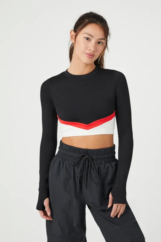 Active Seamless Thumbhole Crop Top sold by Urban Planet
