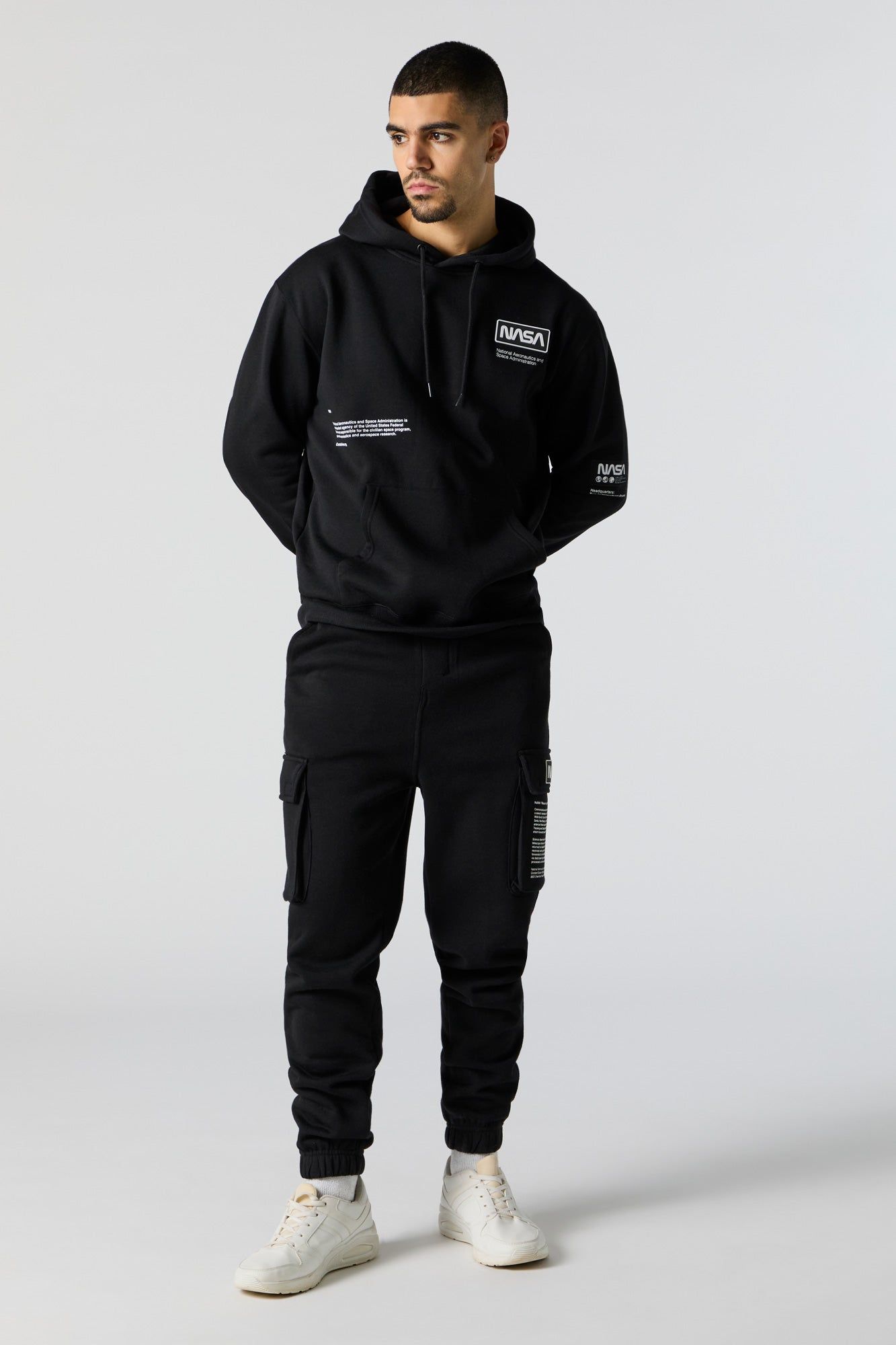 NASA Graphic Fleece Hoodie sold by Urban Planet product image thumbnail 4