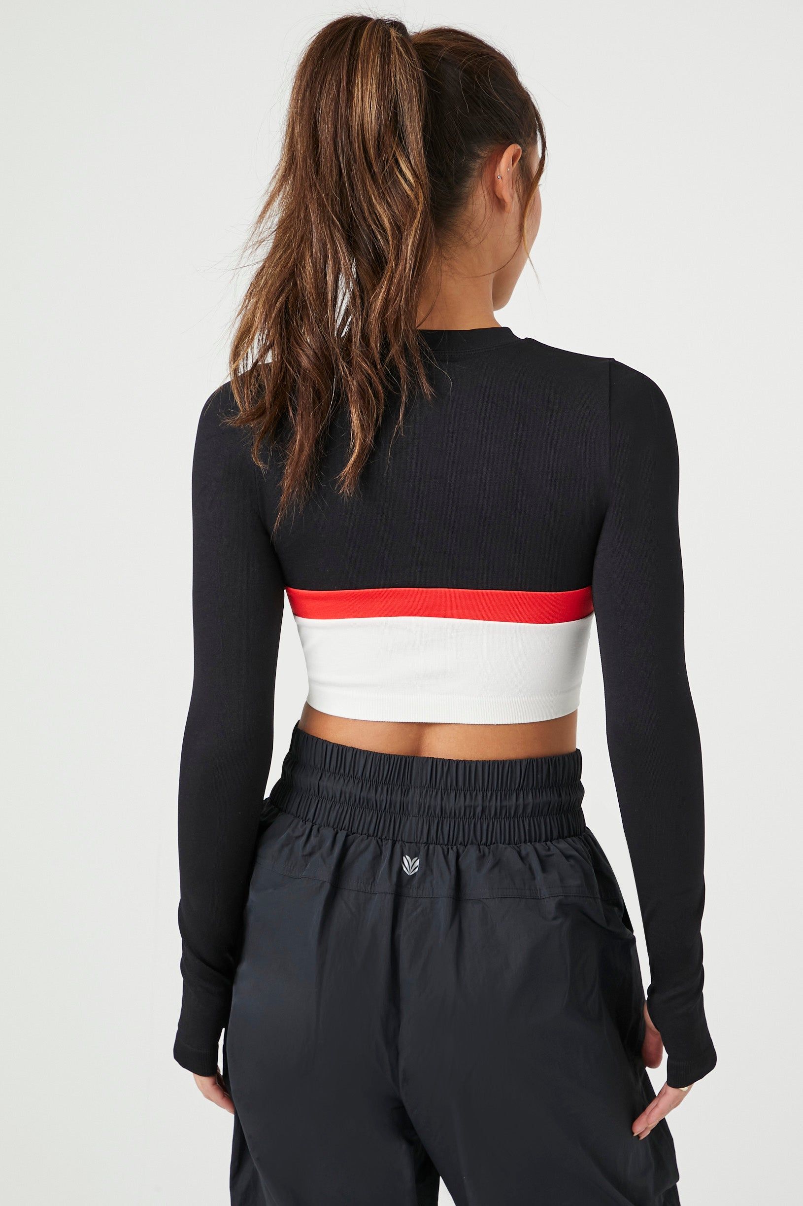 Active Seamless Thumbhole Crop Top sold by Urban Planet product image thumbnail 3