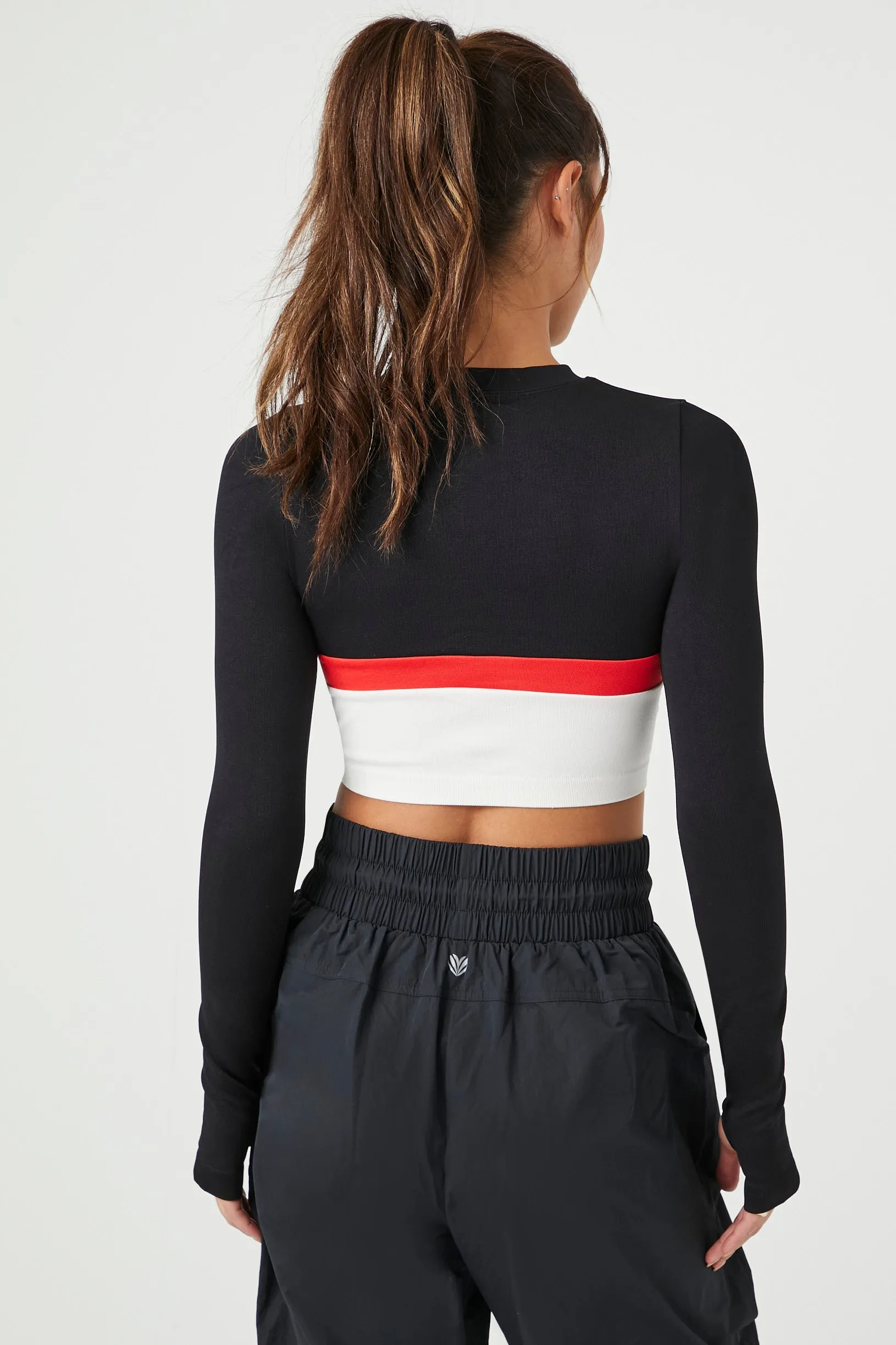 Active Seamless Thumbhole Crop Top sold by Urban Planet product image thumbnail 3