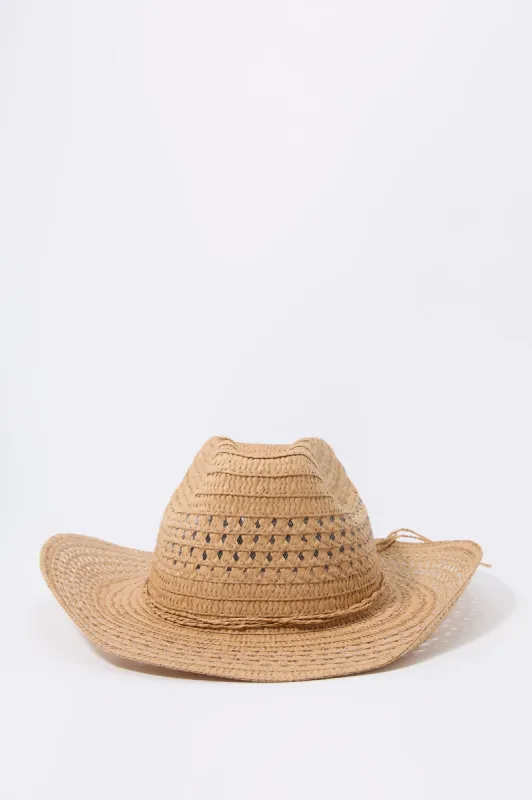 Chapeau de cowboy en paille sold by Urban Planet