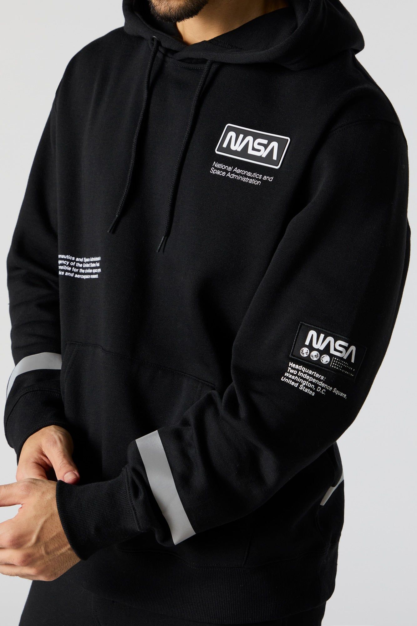 NASA Graphic Fleece Hoodie sold by Urban Planet product image thumbnail 5