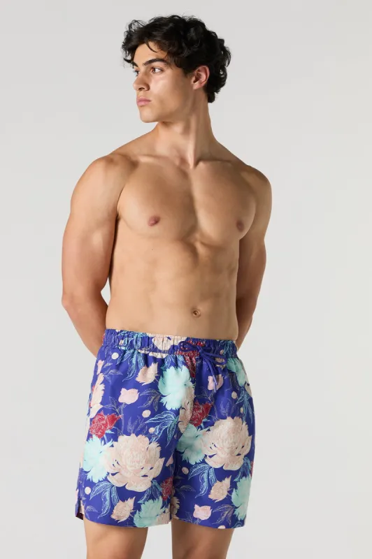 Floral Print Board Short sold by Urban Planet
