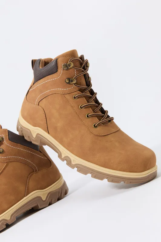 Lace Up Hiking Boot sold by Urban Planet