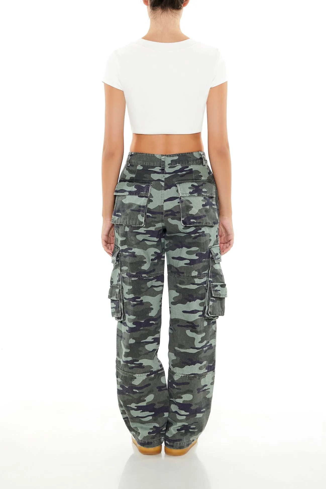 Pantalon cargo avec motif camouflage sold by Urban Planet product image thumbnail 3