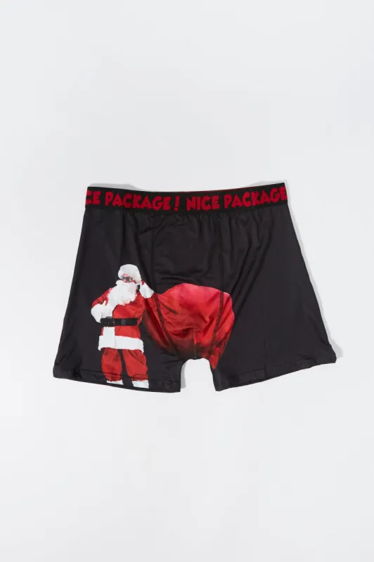 Christmas Nice Package Print Boxer Brief sold by Urban Planet