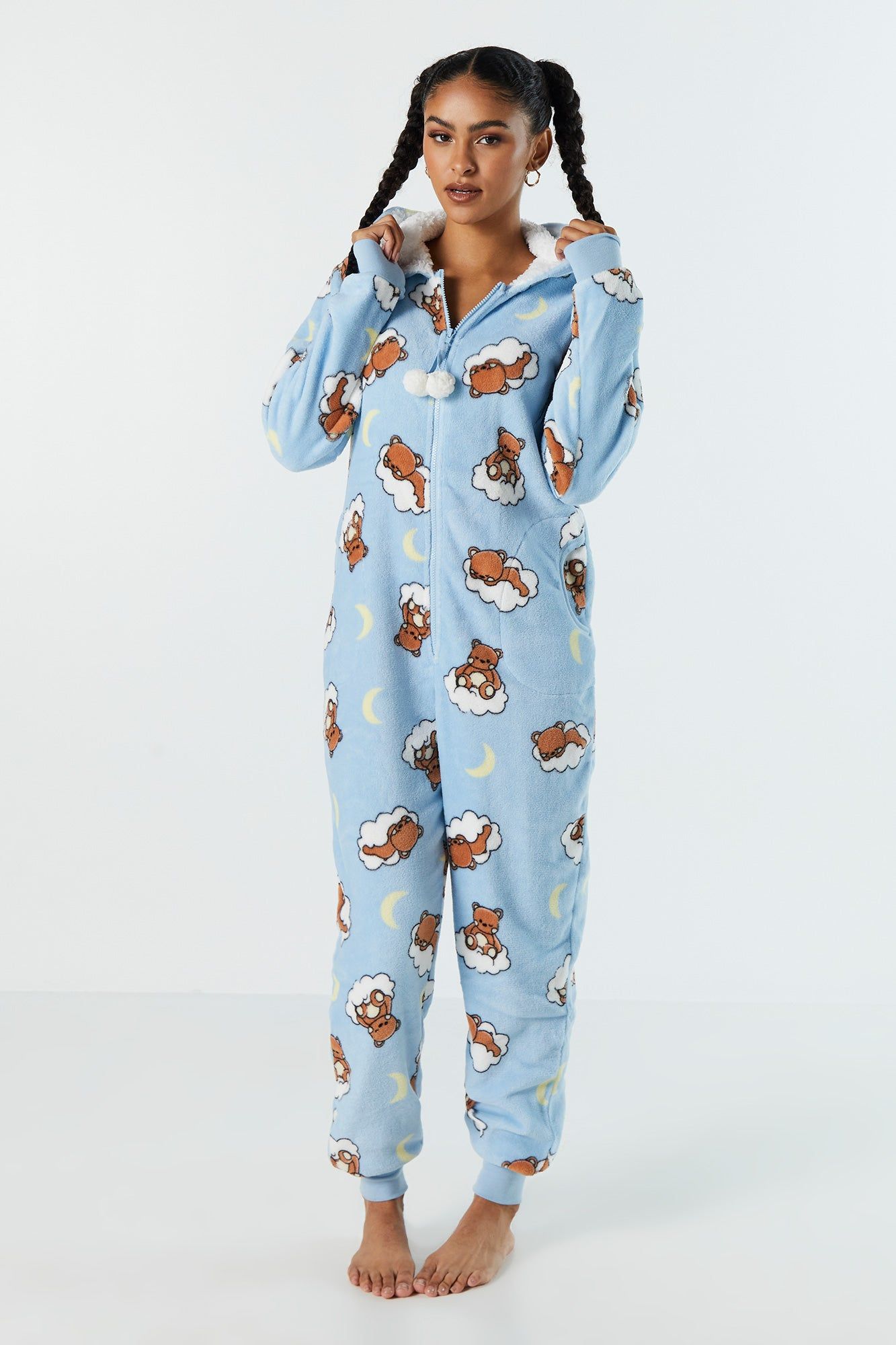 Plush Print Onesie sold by Urban Planet
