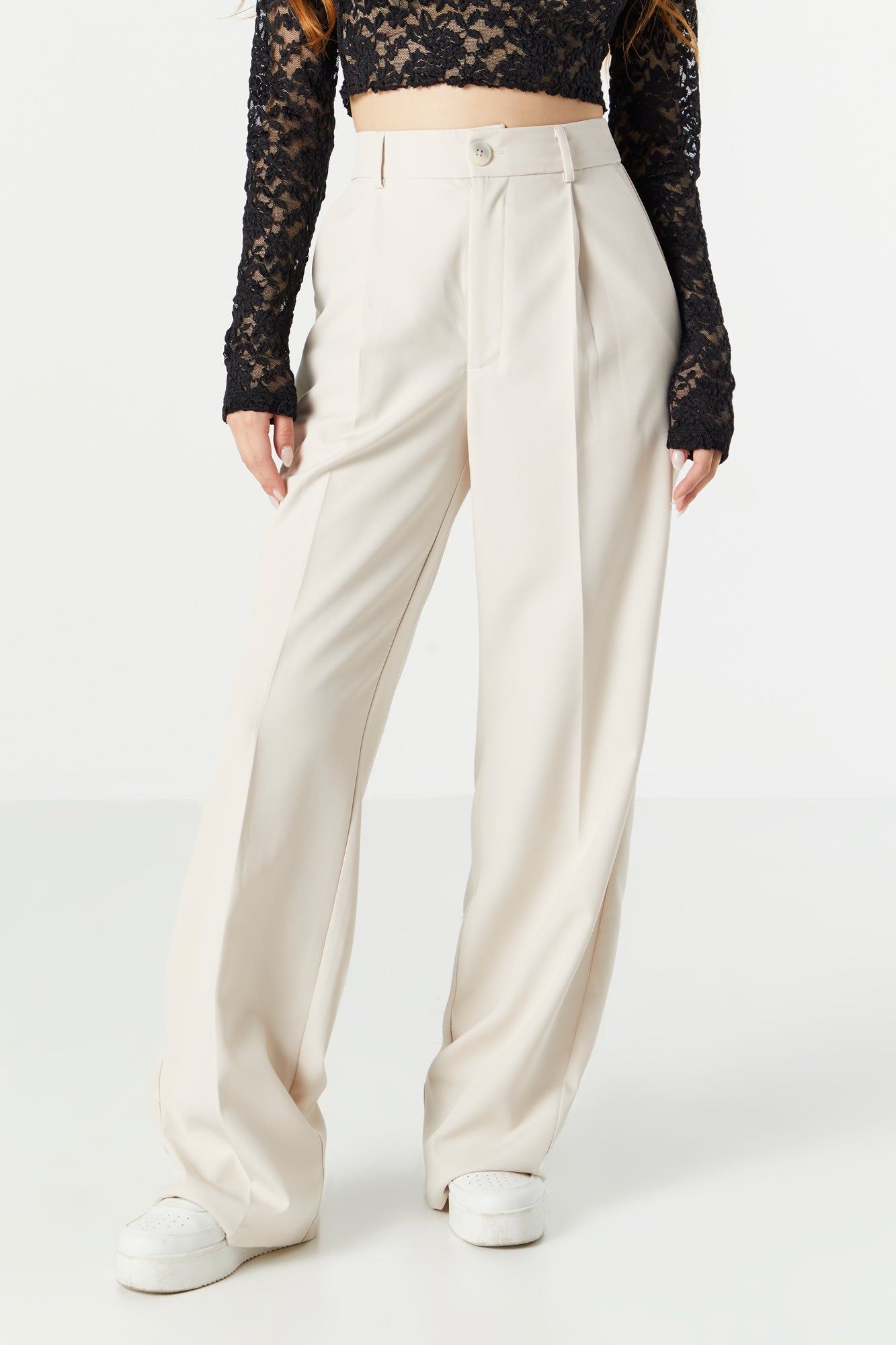 Solid Wide Leg Dress Pant sold by Urban Planet product image thumbnail 11