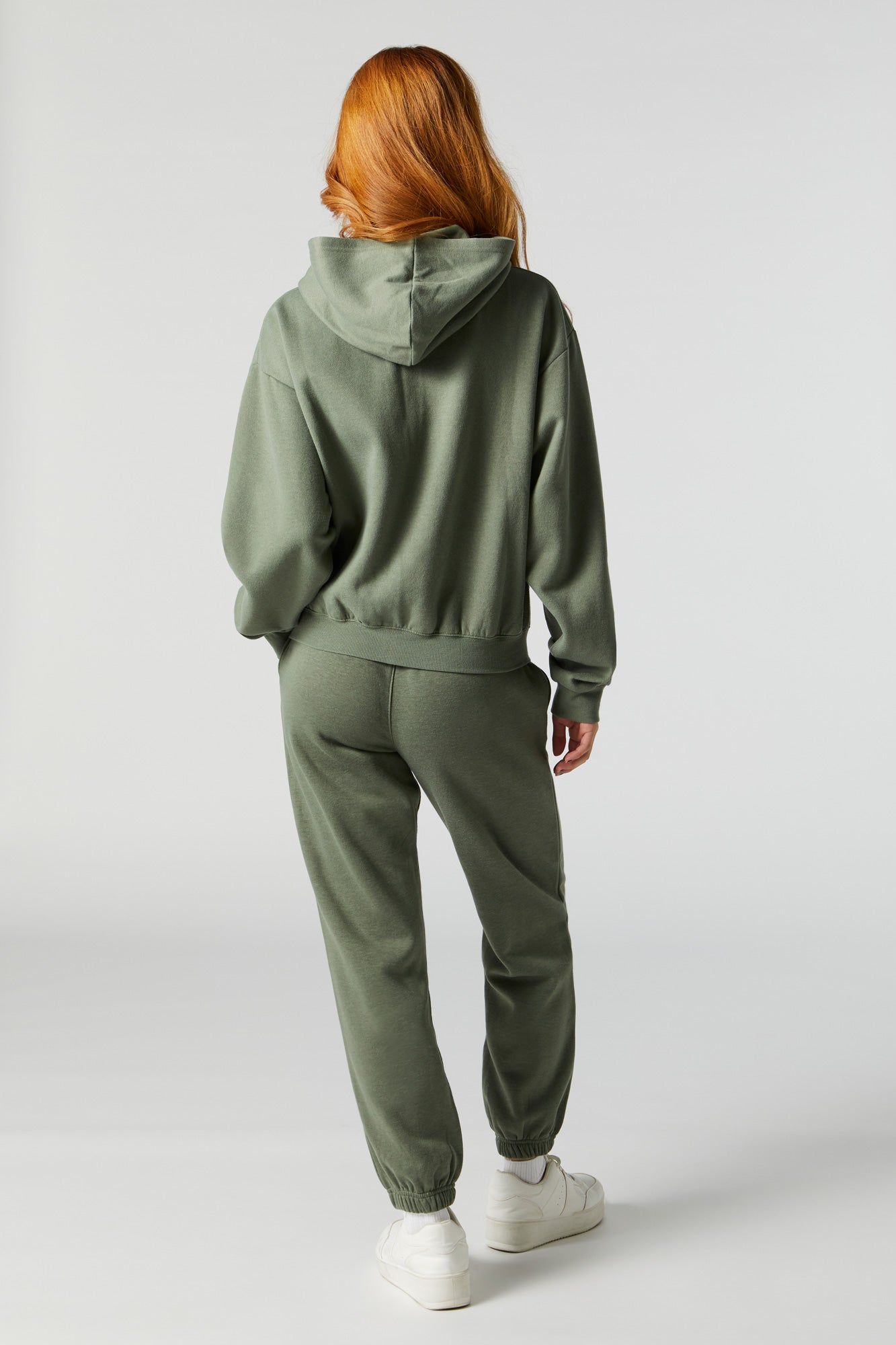 Green Basic Soft Fleece Jogger sold by Urban Planet product image thumbnail 3