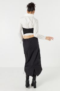 Parachute Cargo Midi Skirt sold by Urban Planet