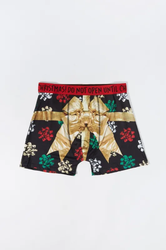 Christmas Present Print Boxer Brief sold by Urban Planet