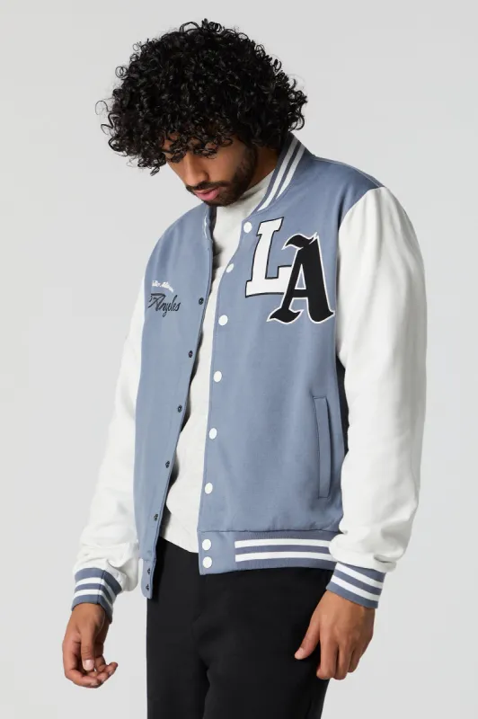 Blouson de style universitaire en molleton avec motif brodé sold by Urban Planet