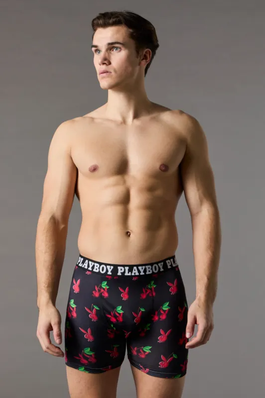 Caleçon à imprimé Playboy Cherry (Paquet de 2) sold by Urban Planet