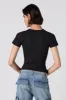Maillot côtelé à manches courtes sold by Urban Planet