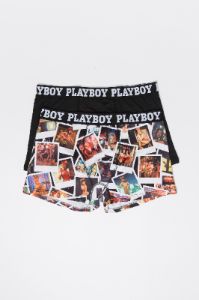 Playboy Polaroid Print Boxer Brief (2 Pack) sold by Urban Planet