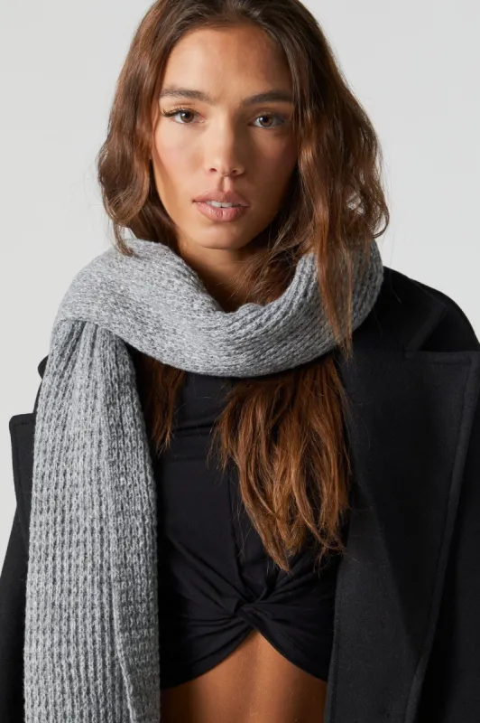 Waffle Knit Scarf sold by Urban Planet