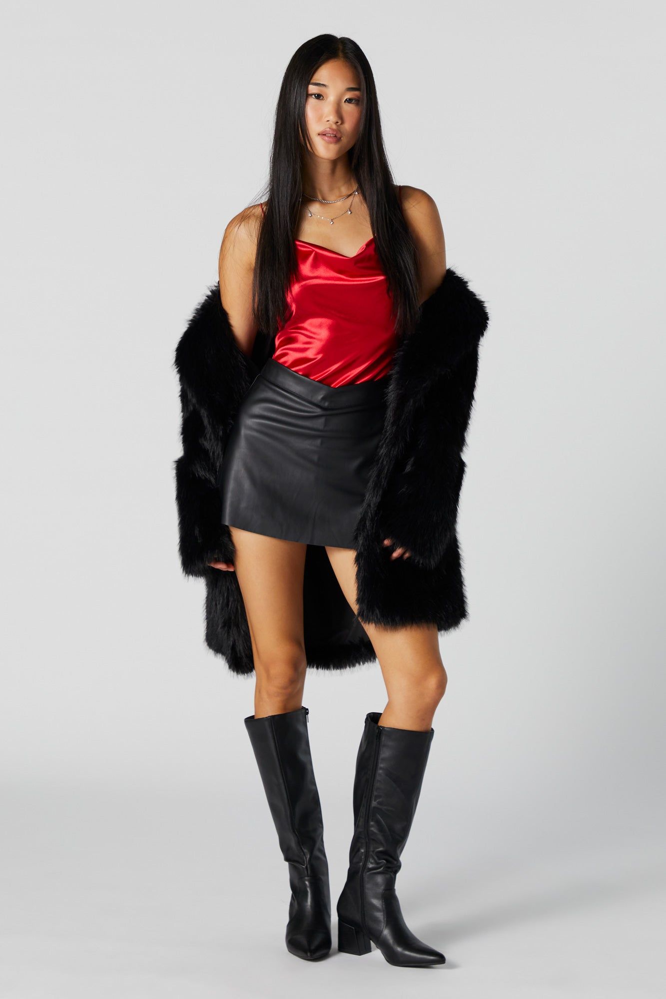 Maillot en satin avec col châle sold by Urban Planet product image thumbnail 5