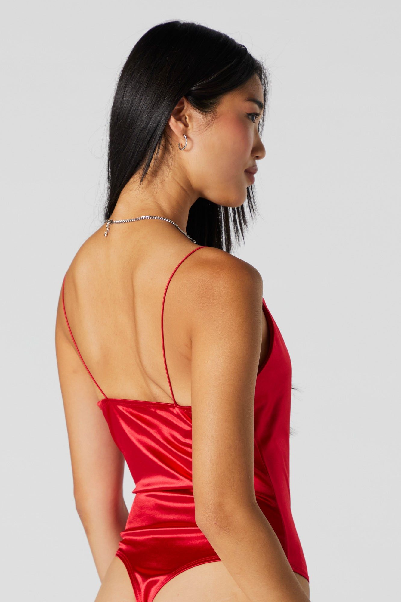 Maillot en satin avec col châle sold by Urban Planet product image thumbnail 3