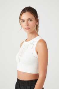 Active Seamless Perforated Crop Top sold by Urban Planet