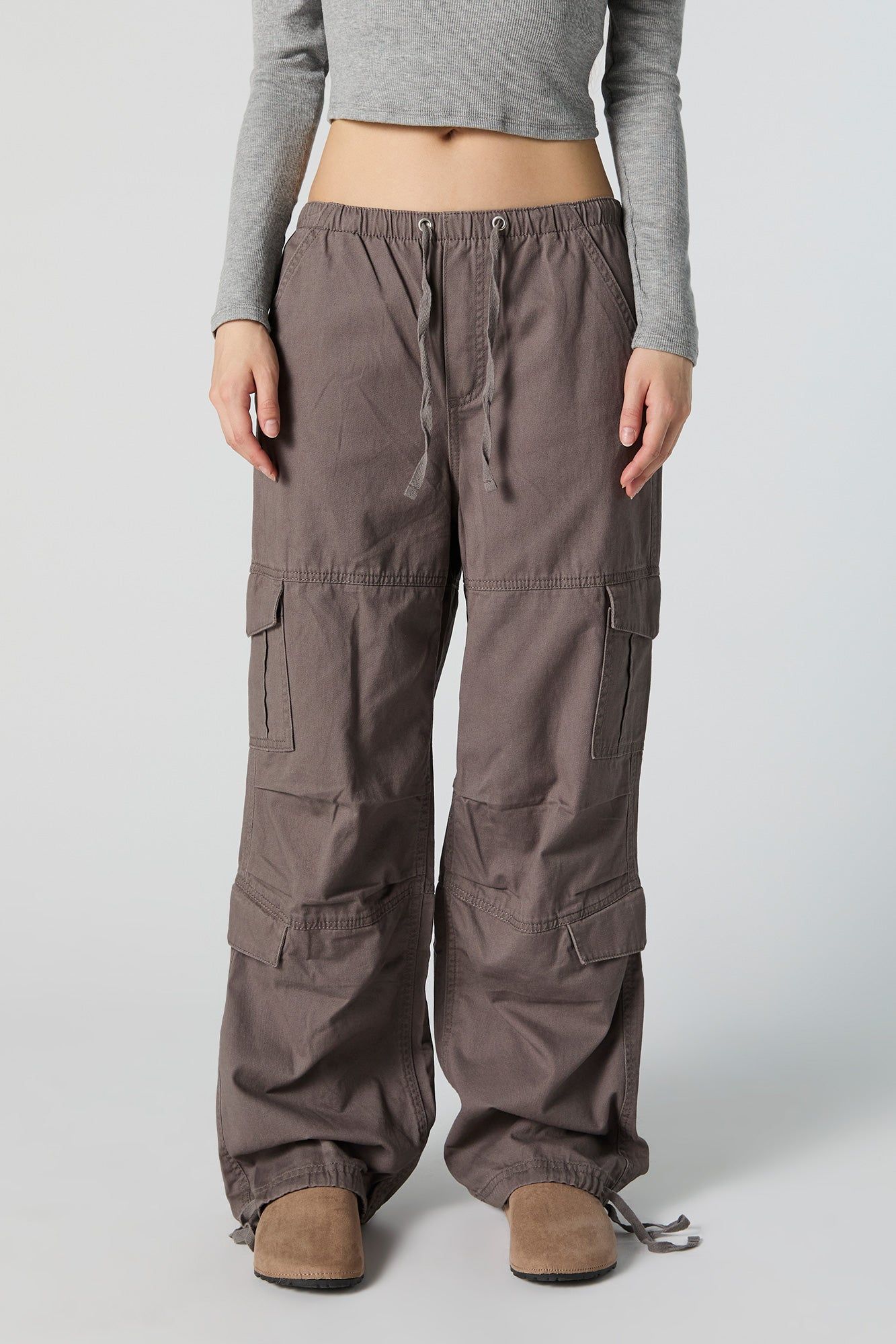 Multi Pocket Cargo Parachute Pants sold by Urban Planet product image thumbnail 3