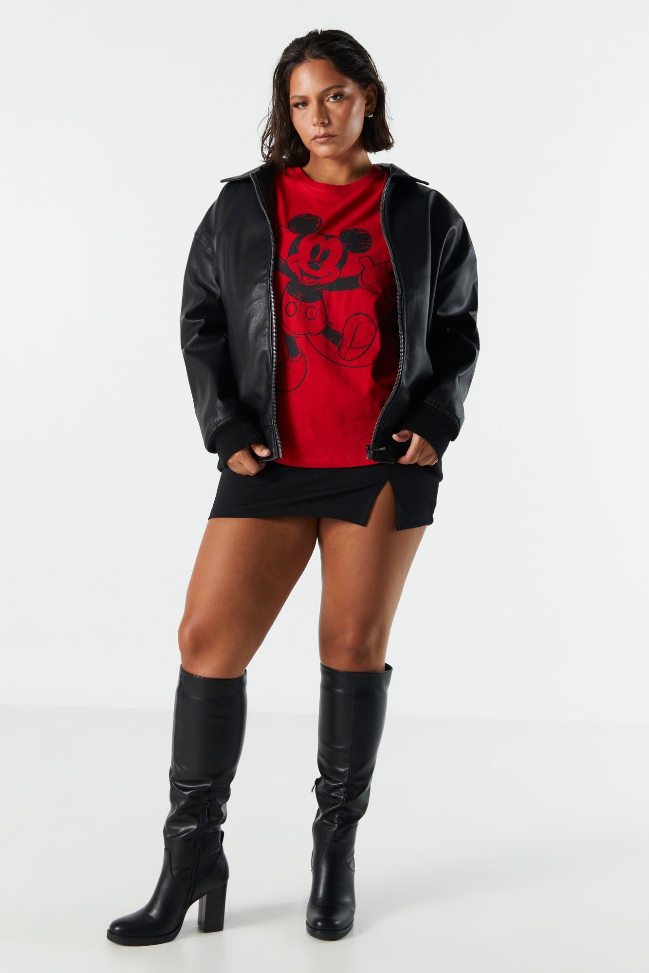 Mickey Mouse Graphic Boyfriend T-Shirt sold by Urban Planet product image thumbnail 4