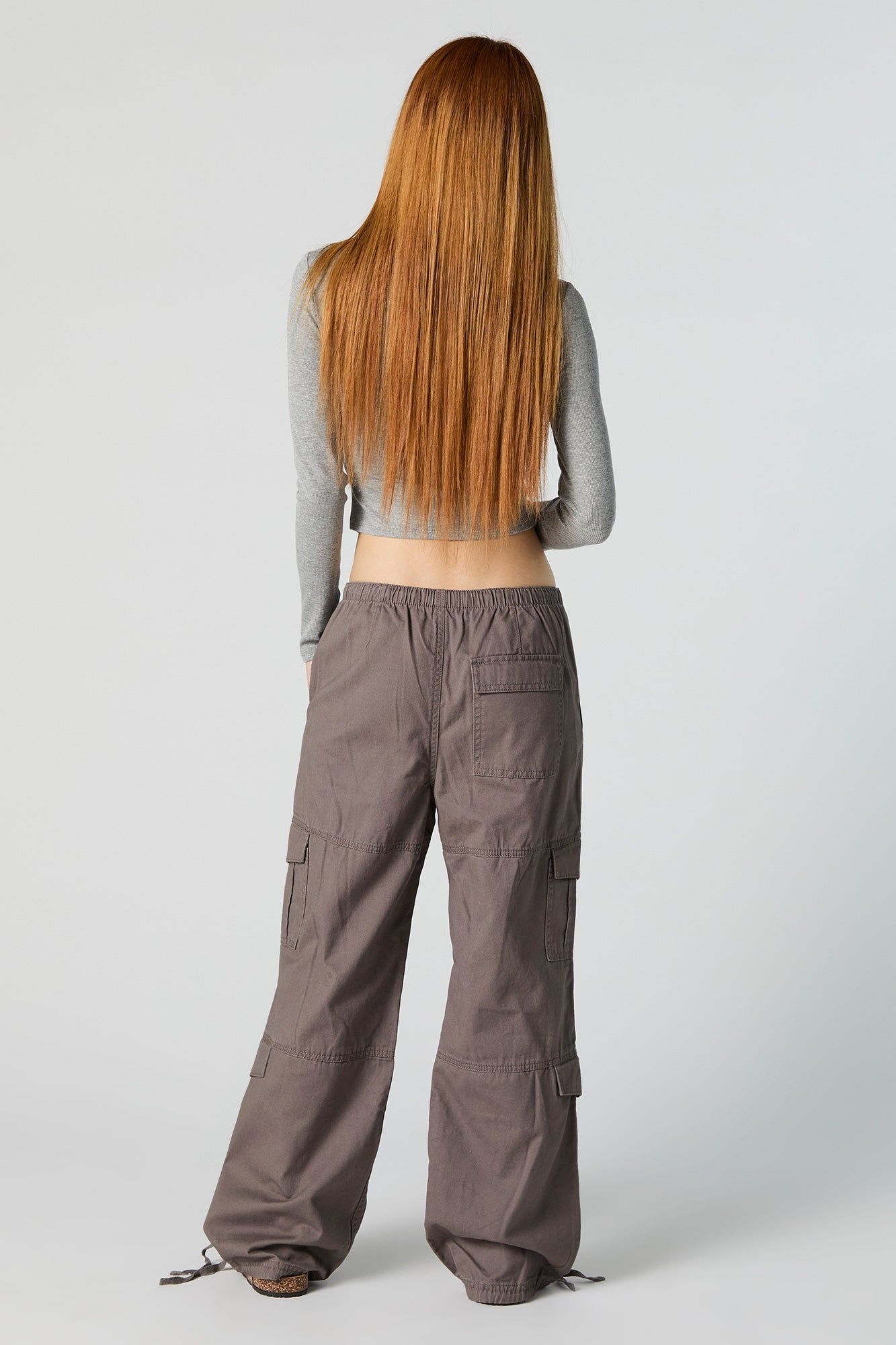 Multi Pocket Cargo Parachute Pants sold by Urban Planet product image thumbnail 4