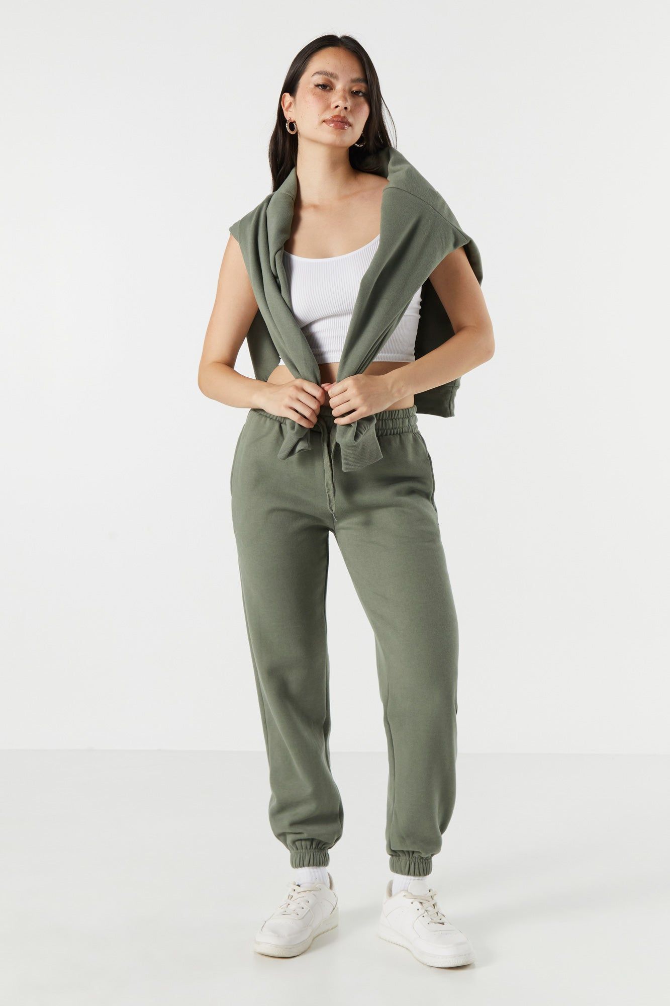 Pantalon de jogging en molleton à taille coulissante sold by Urban Planet product image thumbnail 18