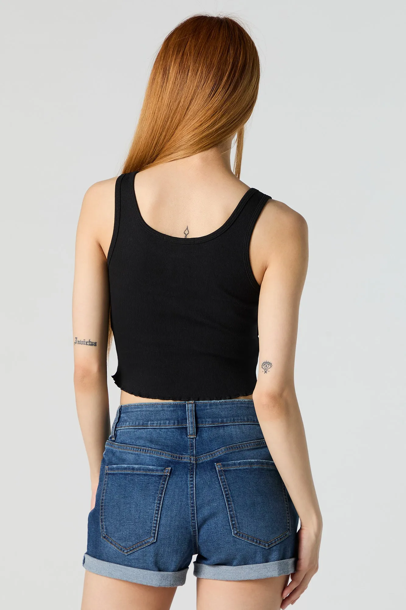 Ribbed Notched Tank sold by Urban Planet product image thumbnail 5