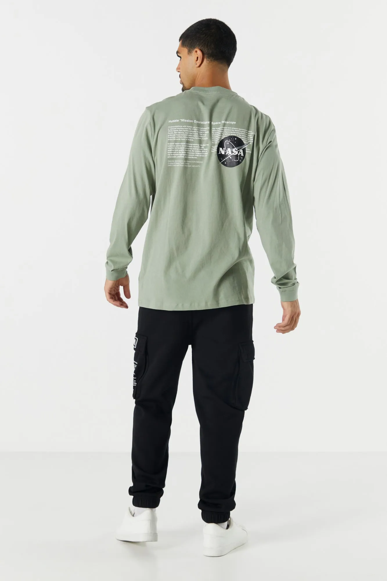 Graphic Fleece Cargo Jogger sold by Urban Planet product image thumbnail 3