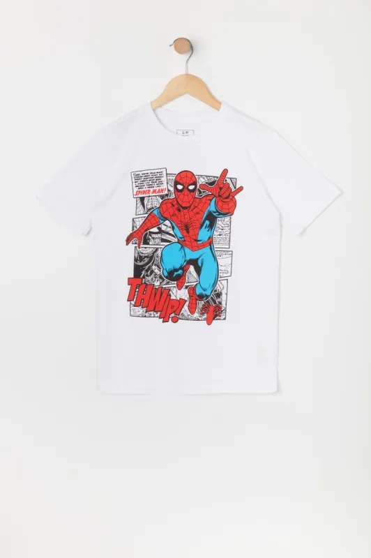 T-shirt à imprimé Spiderman pour garçon sold by Urban Planet