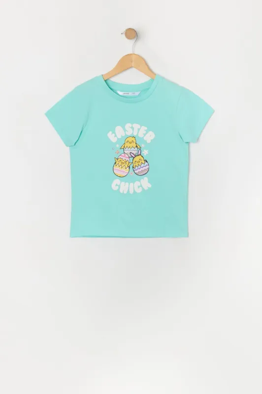 Girls Easter Chick Graphic T-Shirt sold by Urban Planet