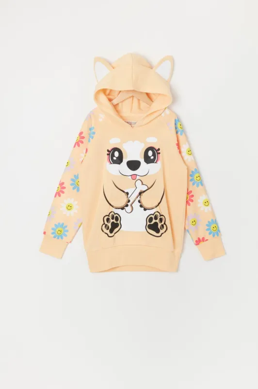 Girls Corgi Character Hoodie sold by Urban Planet