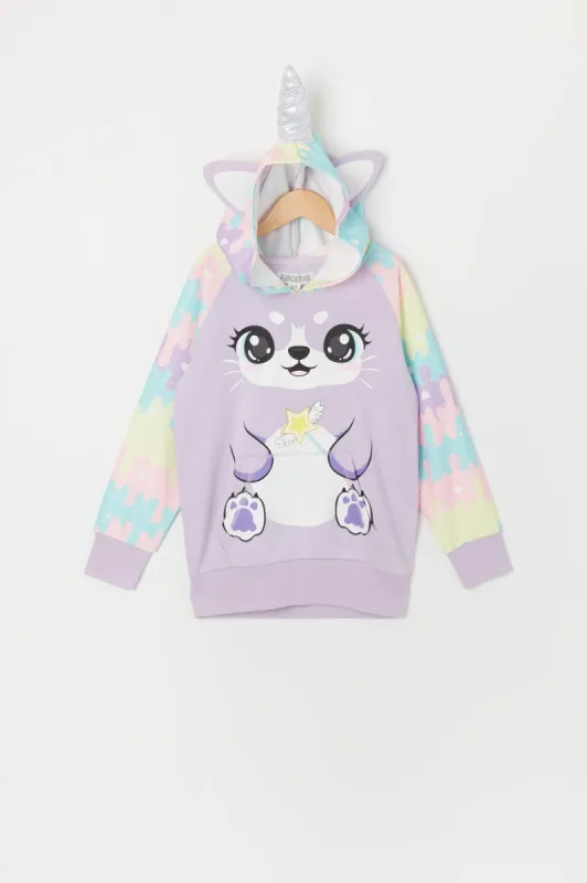 Girls Magic Unicorn Character Hoodie sold by Urban Planet