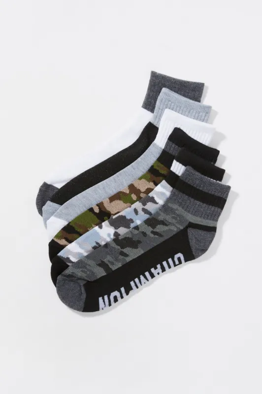 Chaussettes de cheville athlétiques assorties (lot de 6) sold by Urban Planet